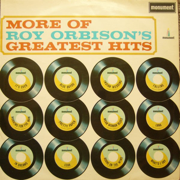 Roy Orbison : More Of Roy Orbison's Greatest Hits (LP, Comp)