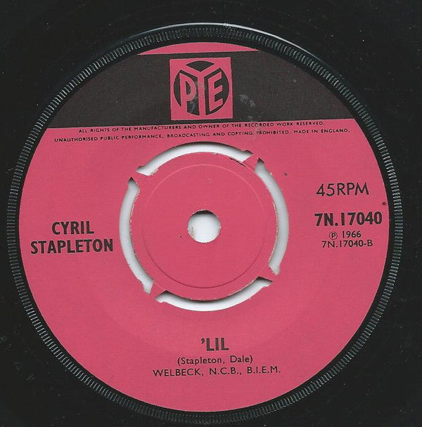 Cyril Stapleton : The Theme From The Power Game (7", Kno)