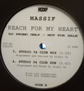 Massif (2) : Reach For My Heart (12", Promo)