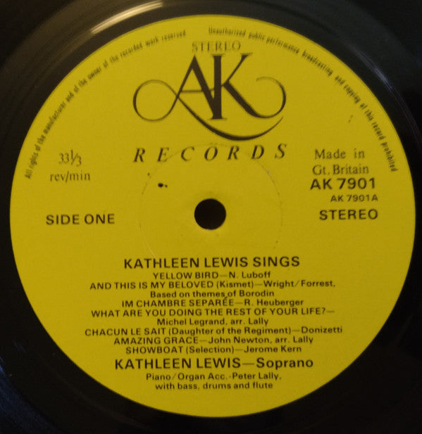 Kathleen Lewis : Sings Some More Favourites (LP, Album)
