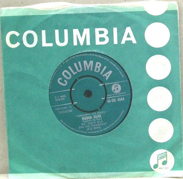 Mr. Acker Bilk And His Paramount Jazz Band* : Buona Sera (7", Single)