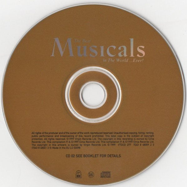 Various : The Best Musicals In The World...Ever! (2xCD, Comp)