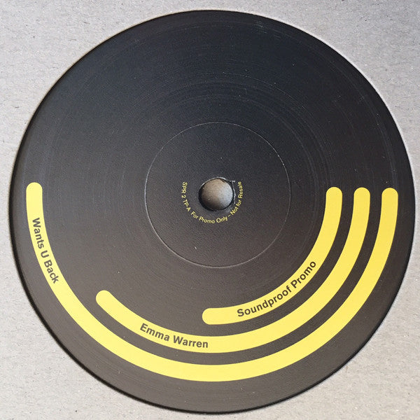 Emma Warren : Wants U Back (12", Promo)