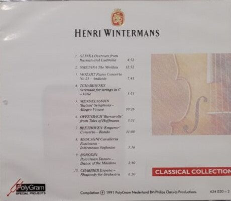Various : Henri Wintermans Classical Collection (CD, Comp)