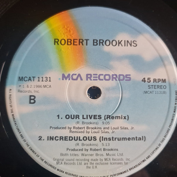 Robert Brookins : Our Lives (12")