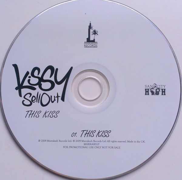 Kissy Sell Out : This Kiss (CD, Single, Promo)