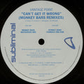 Vantage Point : Can't Get It Wrong (Monkey Bars Mixes) (12")