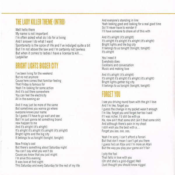 Cee Lo Green* : The Lady Killer (CD, Album)