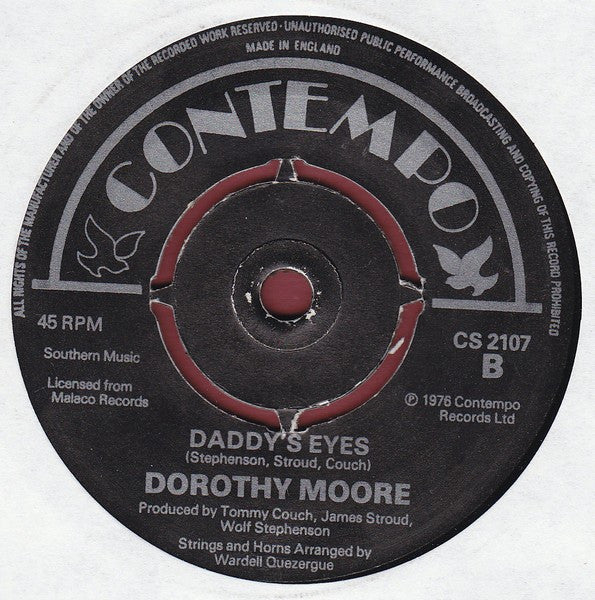 Dorothy Moore : For Old Time Sake (7", Single)