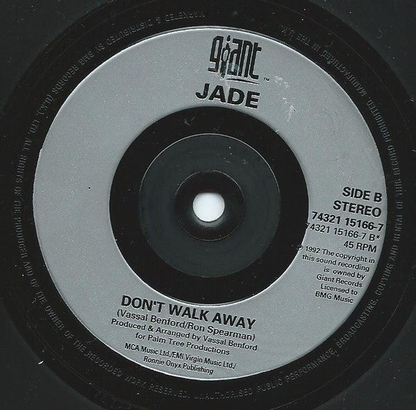 Jade (3) : I Wanna Love You (7")