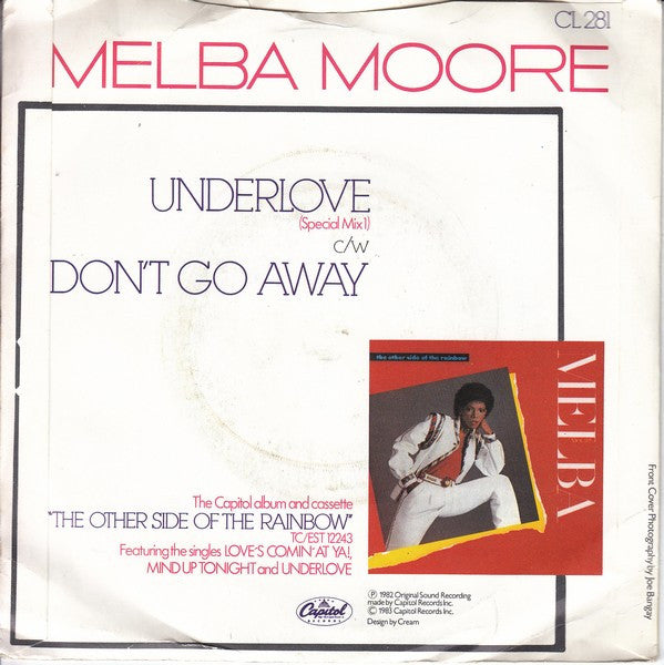 Melba Moore : Underlove (7", Single, Pap)