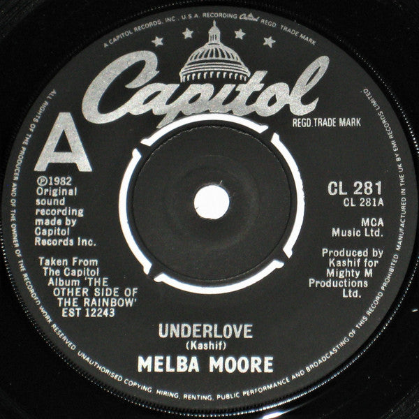 Melba Moore : Underlove (7", Single, Pap)