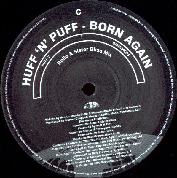 Huff & Puff : Born Again (2x12", Promo)