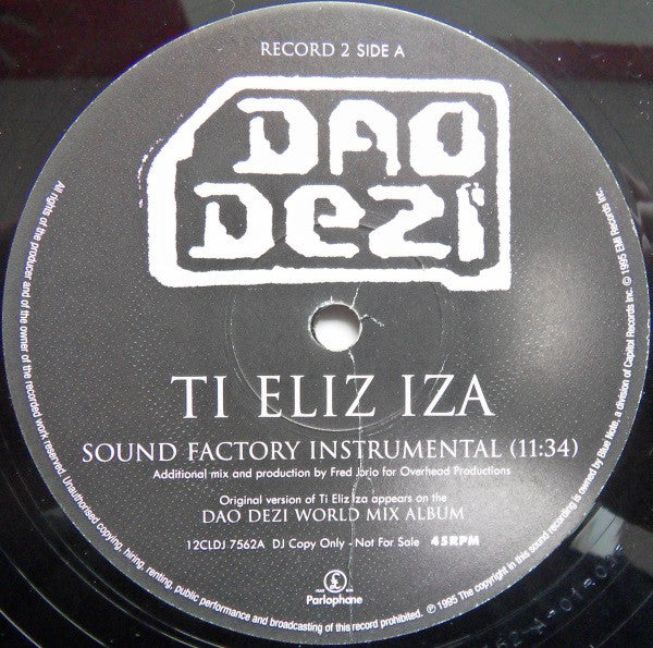 Dao Dezi : Ti Eliz Iza (2x12", Promo)