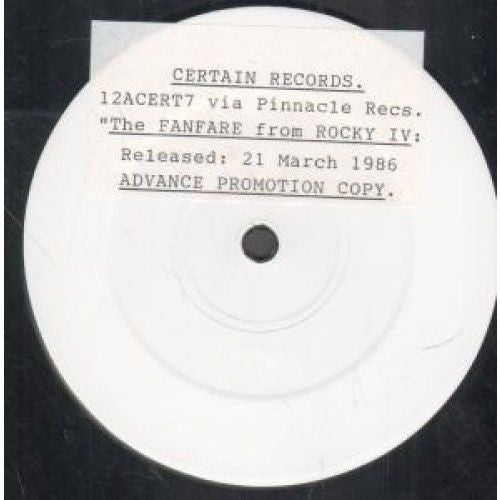 B. Project : WAR / The Theme And Fanfare From Rocky IV (12")