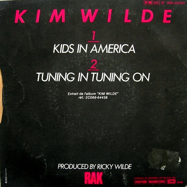 Kim Wilde : Kids In America (7", Single)