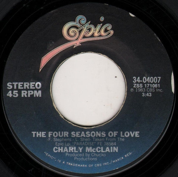 Charly McClain And Mickey Gilley / Charly McClain : Paradise Tonight / The Four Seasons Of Love (7", Single, Styrene, Pit)