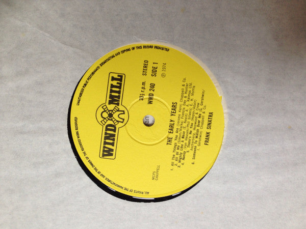 Frank Sinatra : The Early Years (LP, Comp)