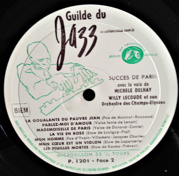 Michèle Delhay Avec Willy Lecoude Et Son Orchestre Des Champs-Elysées : Succès De Paris (LP, Album, Mono)