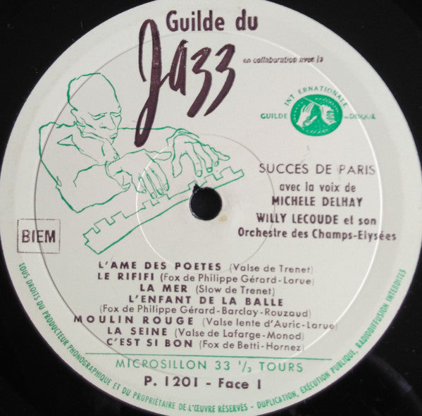 Michèle Delhay Avec Willy Lecoude Et Son Orchestre Des Champs-Elysées : Succès De Paris (LP, Album, Mono)