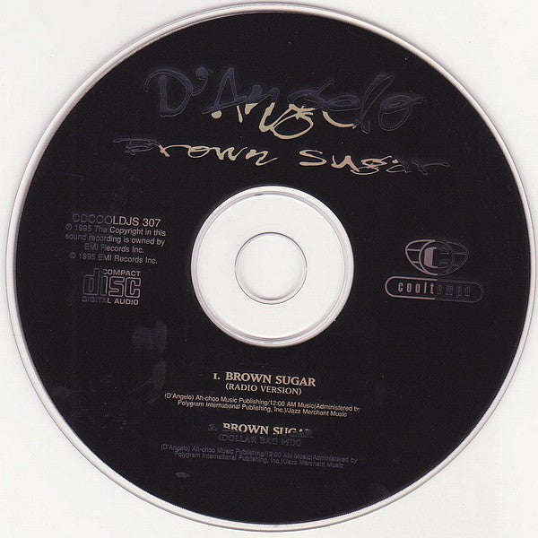 D'Angelo : Brown Sugar (CD, Single, Promo)