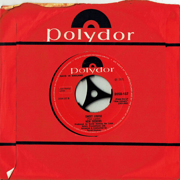 The New Seekers : Good Old Fashioned Music (7", Single)
