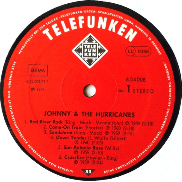 Johnny And The Hurricanes : Johnny And The Hurricanes (LP, Comp, RE)