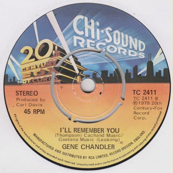 Gene Chandler : When You're Number 1 (7", Single)