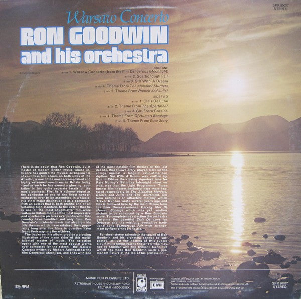 Ron Goodwin And His Orchestra : Warsaw Concerto (LP, Comp, RE)