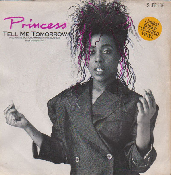 Princess : Tell Me Tomorrow (7", Single, Ltd, Yel)