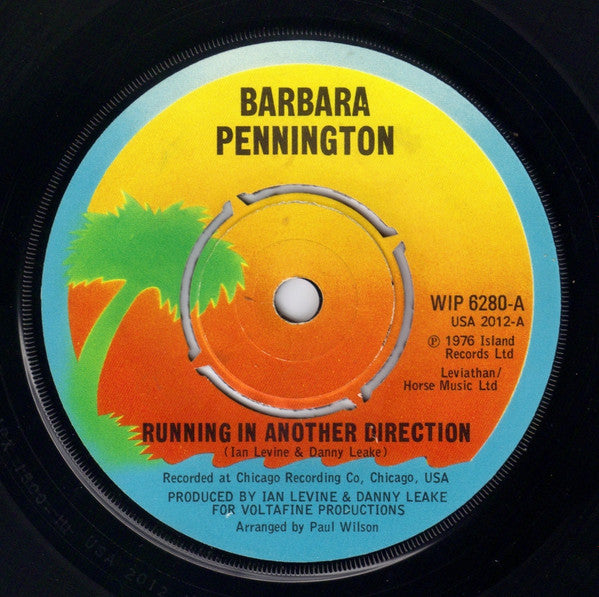 Barbara Pennington : Running In Another Direction (7")