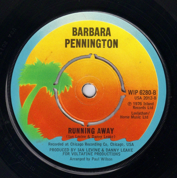 Barbara Pennington : Running In Another Direction (7")