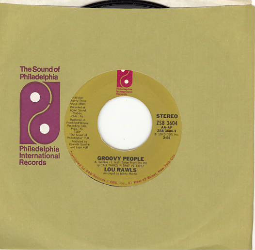 Lou Rawls : Groovy People (7", Styrene, Ter)