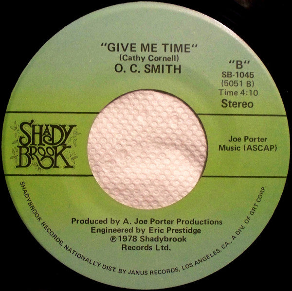 OC Smith : Love To Burn (7")