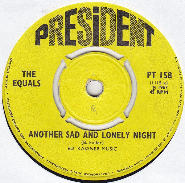 The Equals : Give Love A Try (7", Single)