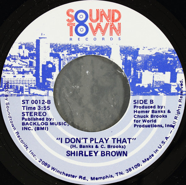 Shirley Brown : Boyfriend (7")