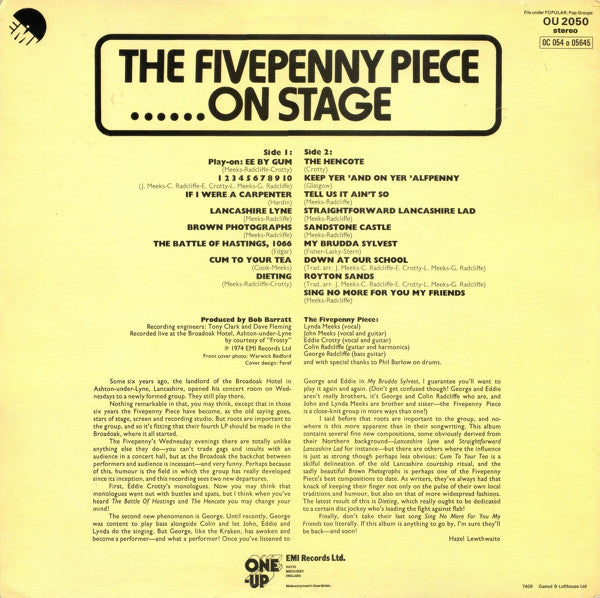 The Fivepenny Piece : The Fivepenny Piece......On Stage (LP)