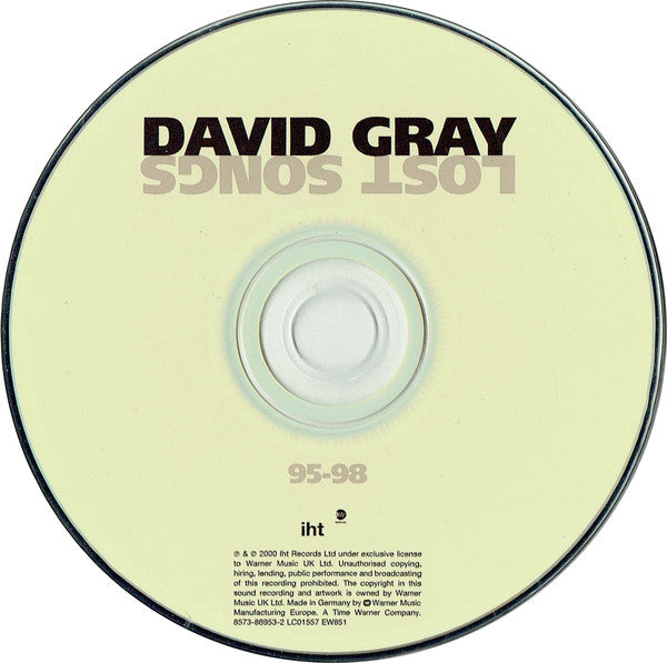 David Gray : Lost Songs 95-98 (CD, Album, RE, WMM)