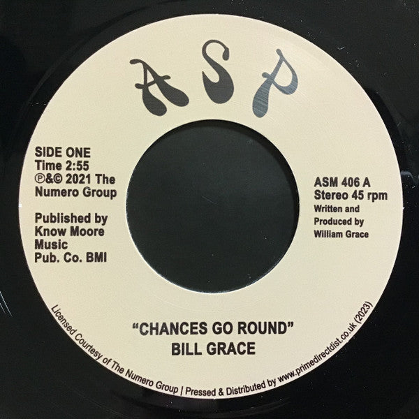 Bill Grace (4) : Chances Go Round (7", RSD, Single, Ltd, RE)