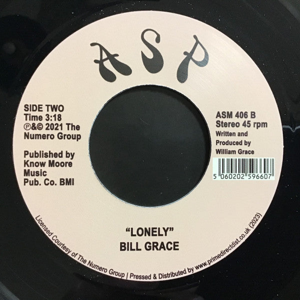 Bill Grace (4) : Chances Go Round (7", RSD, Single, Ltd, RE)