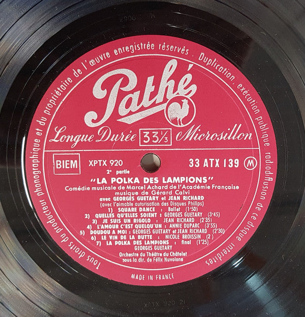 Georges Guétary Et  Jean Richard : La Polka Des Lampions (LP, Album)