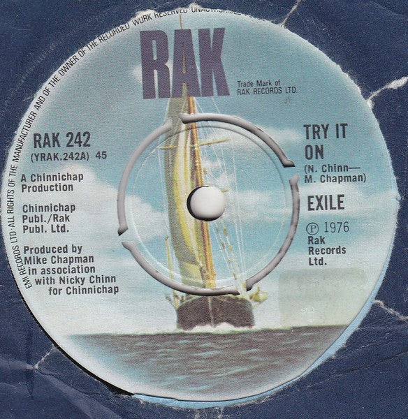 Exile (7) : Try It On (7", Single)