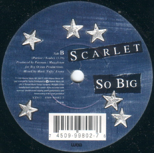 Scarlet (2) : I Wanna Be Free (To Be With Him) (7", Single)