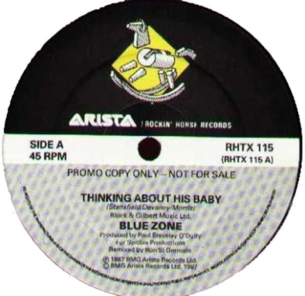 Blue Zone (4) : Thinking About His Baby (12", S/Sided, Promo)