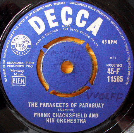 Frank Chacksfield & His Orchestra : The Lawrence Theme (From The Film "Lawrence Of Arabia") (7", Single)