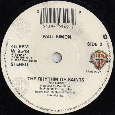 Paul Simon : The Obvious Child (7", Single)