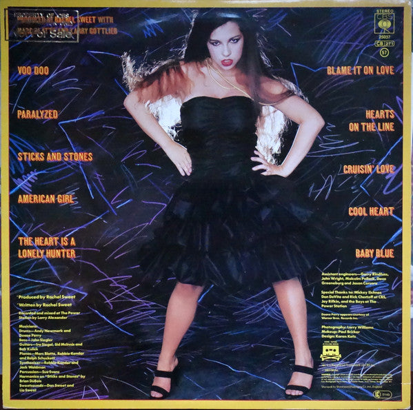 Rachel Sweet : Blame It On Love (LP, Album)