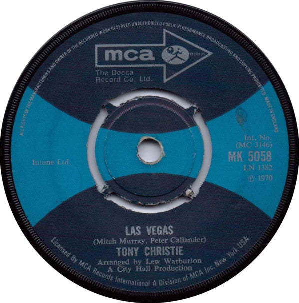 Tony Christie : Las Vegas (7")