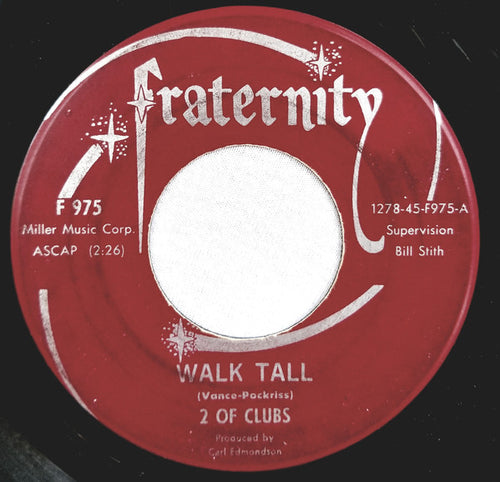 2 Of Clubs : Walk Tall (7", Single)