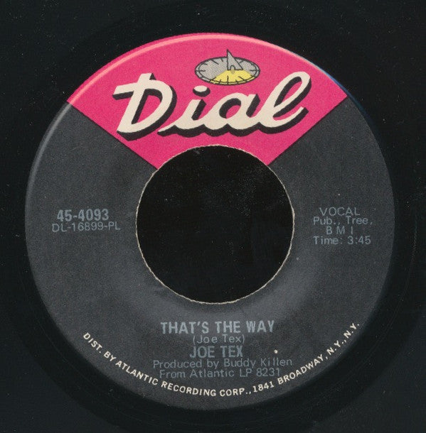 Joe Tex : That's The Way / Anything You Wanna Know (7", Single, PL )
